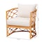 Bali & Pari Acelynn Bohemian Light Honey Rattan Arm Chair 244-13642-ZORO - alternate 10